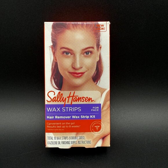 Sally Hansen Hair Remover Wax Strip Kit For Face - 2 Boxes - Picture 3 of 6